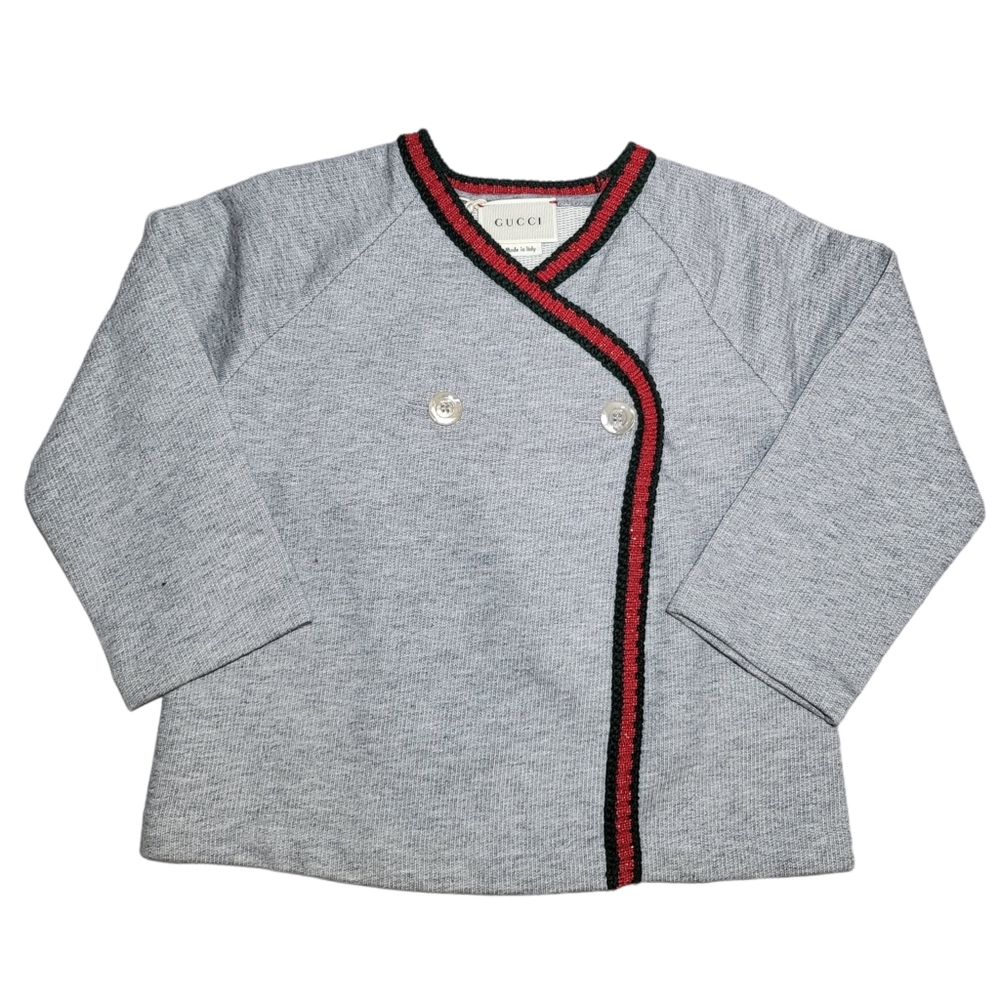 Gucci Kids Cardigan Sweater in Grey